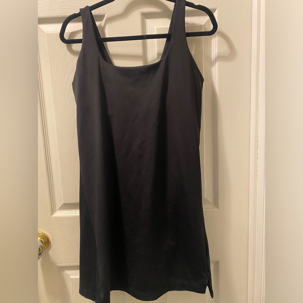 Large active wear dress with shorts under.